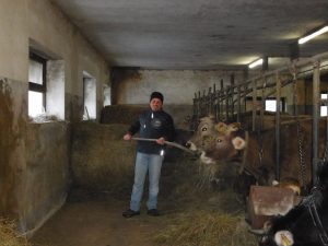 Marino Amicone a lavoro
